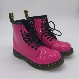 Dr. Martins 1460 Patent Leather Lace Up Boots